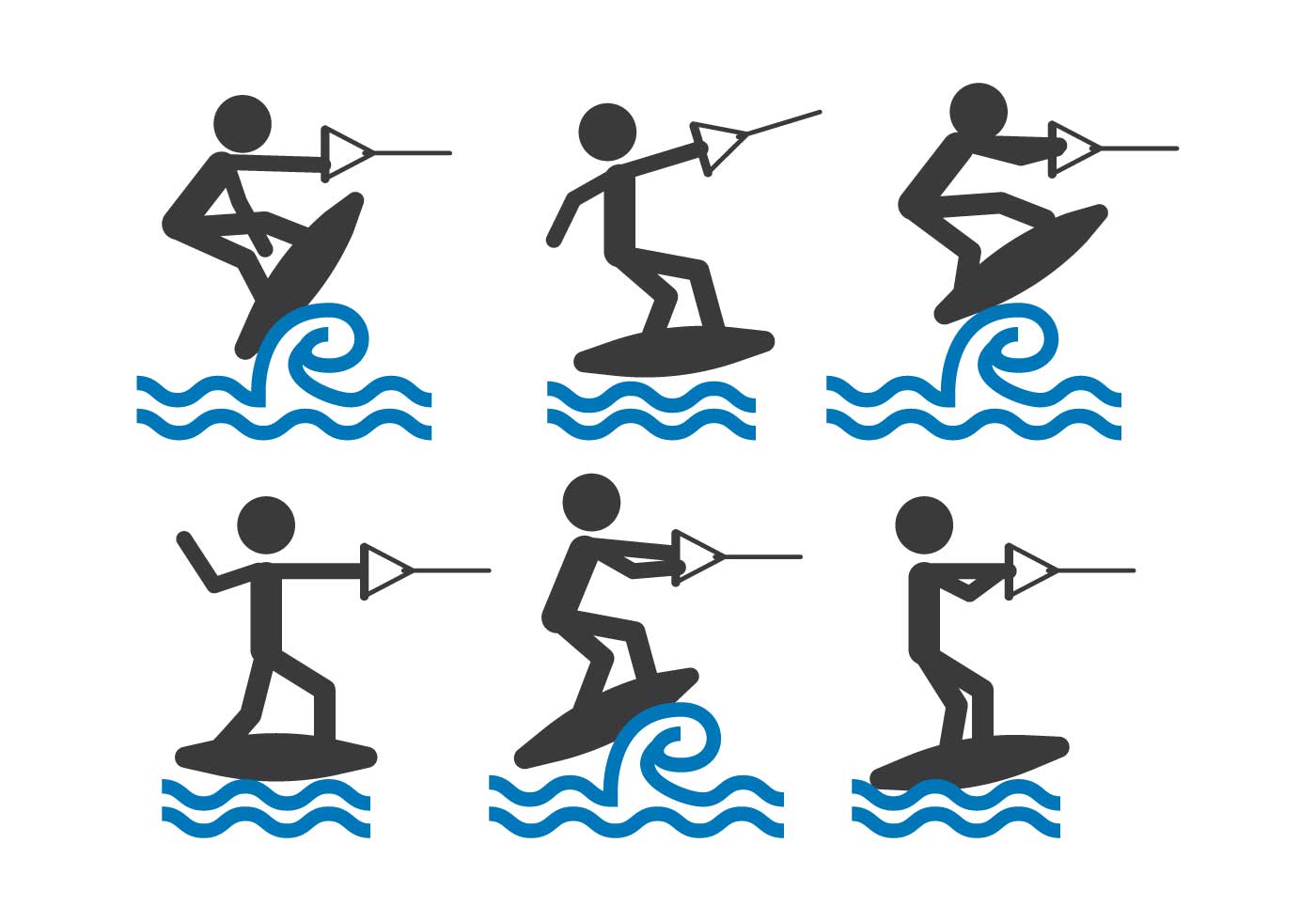 Download Wakeboarding vector - Download Free Vectors, Clipart ...
