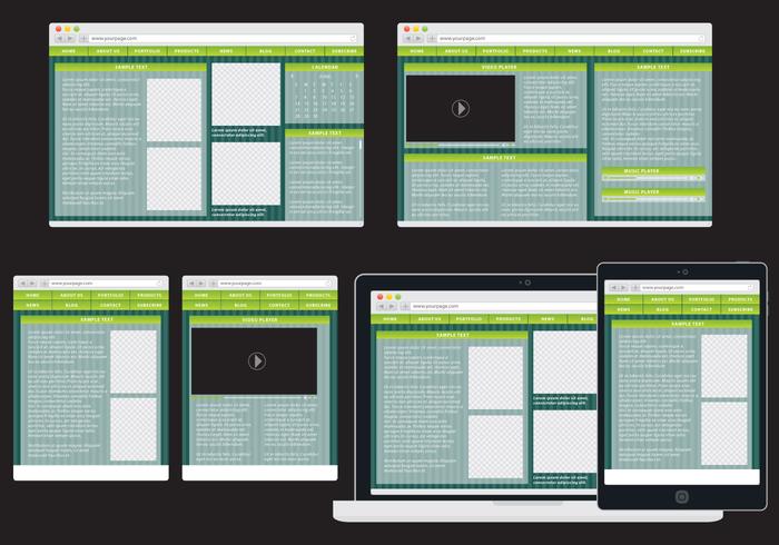 Green Adaptive Web vector