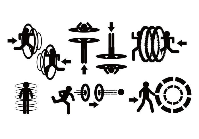 Pack de vectores del portal