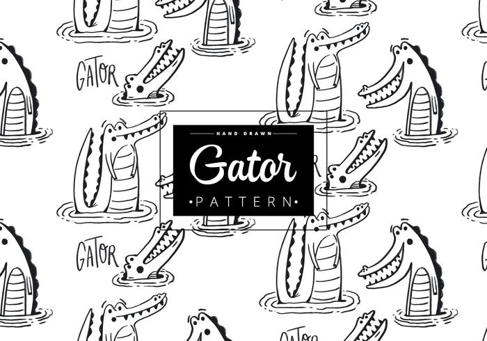 Free Gator Pattern vector