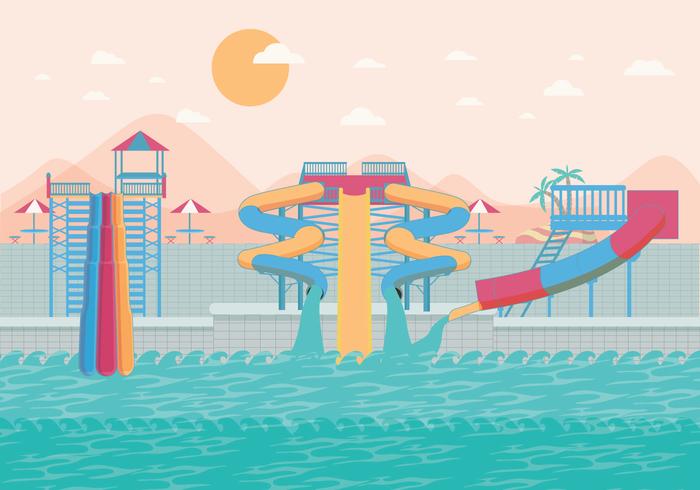 Water Slide Big Vector