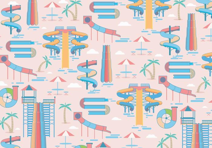 Water Slide Pattern Vector