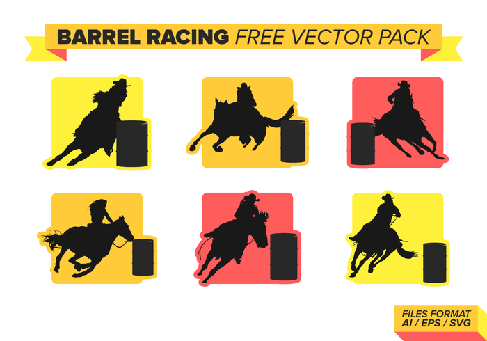 Barrel Racing Free Vector Pack Vol. 2 Barrel Racing Free Vector Pack Vol. 2