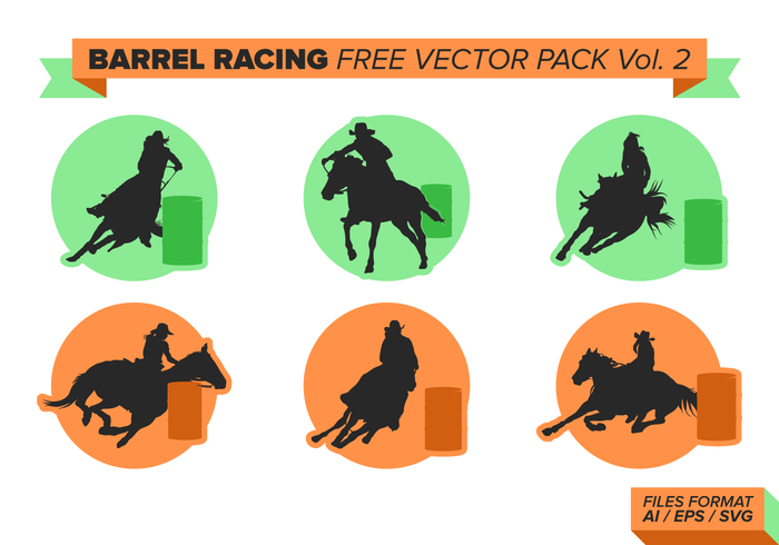 Barrel Racing Free Vector Pack Barrel Racing Free Vector Pack
