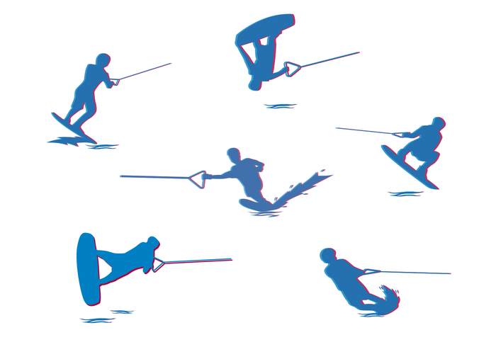 Free Water Skiing Vector