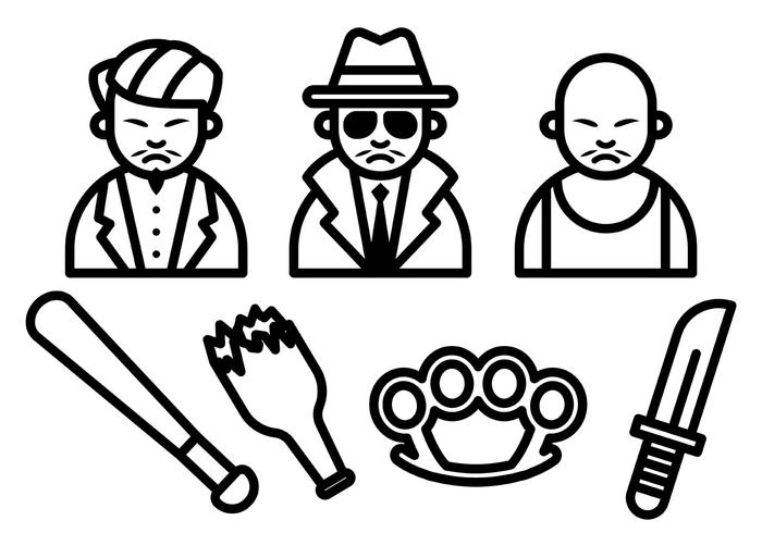 Free Yakuza Icons Vector