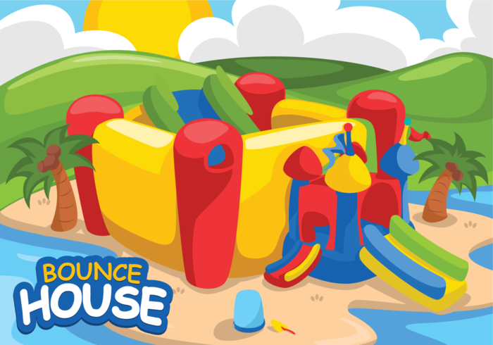 Bounce House Vector Illustration