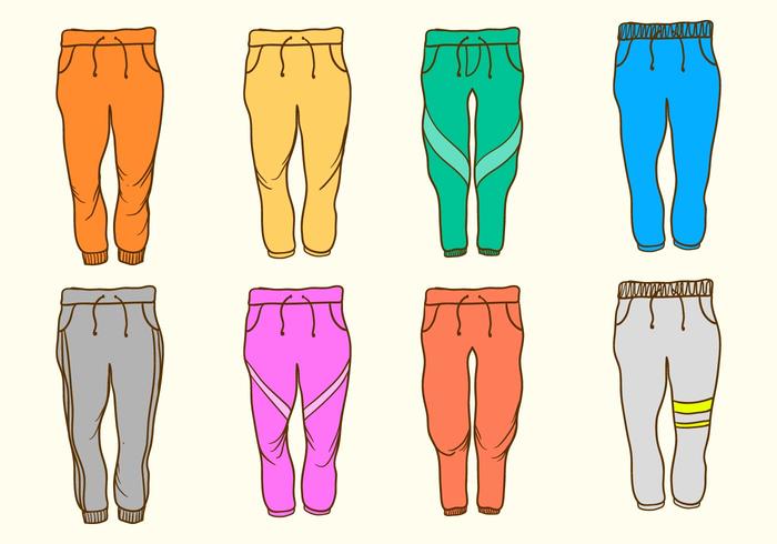 Pantalones cortos libres vector