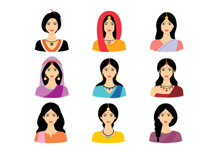 Indian Women Vector 128830 Vector Art at Vecteezy Indian Women Vector 128830 Vector Art at Vecteezy