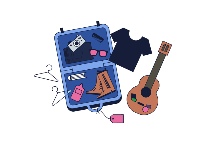 Free Luggage Vector Free Luggage Vector