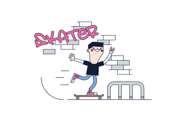 Free Skater Vector