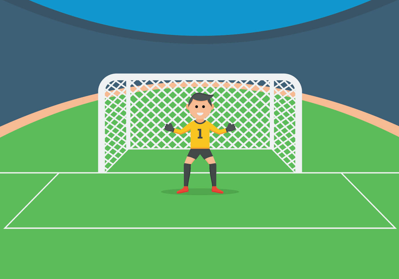 Soccer Goal Vector Art, Icons, and Graphics for Free Download