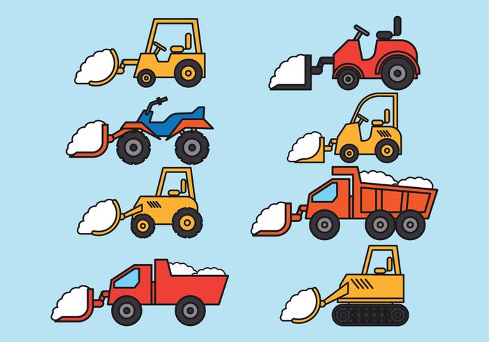 Snow Plow Vectors