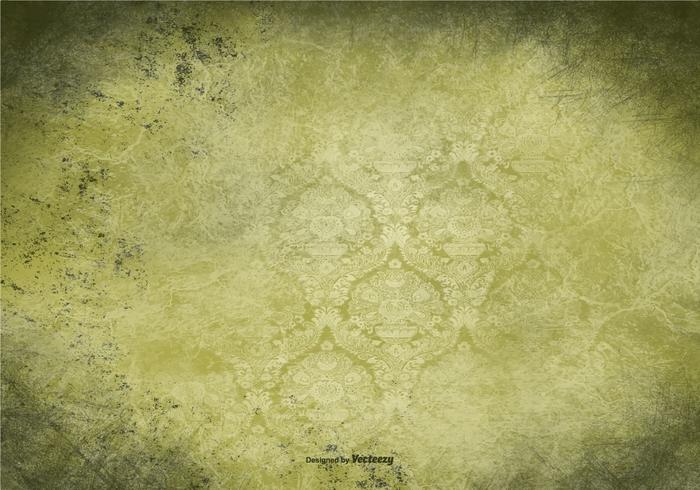 Green Vintage Grunge Background vector