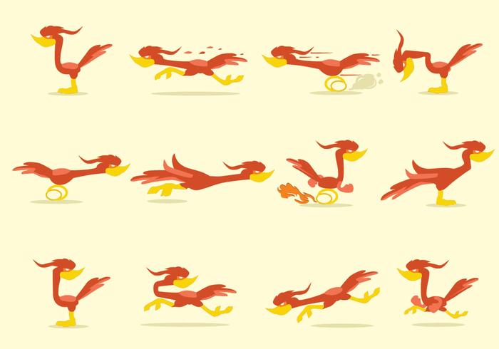 Roadrunner Icono vector