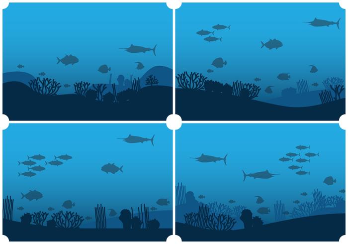 Seabed Background vector