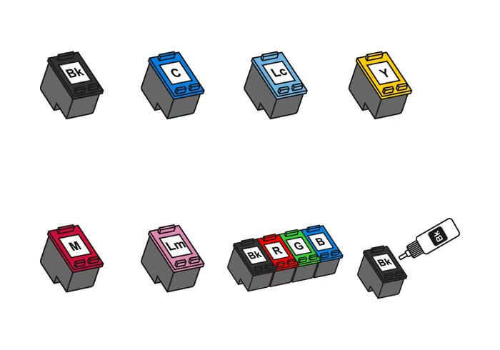 Ink Cartridge Icon vector