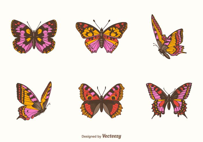 Free Papillon Vector Set