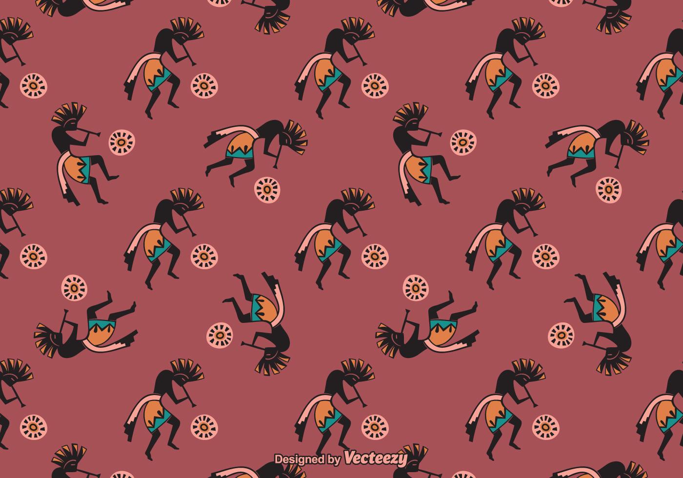 Free Kokopelli Trickster Vector Background 129027 Vector Art at Vecteezy