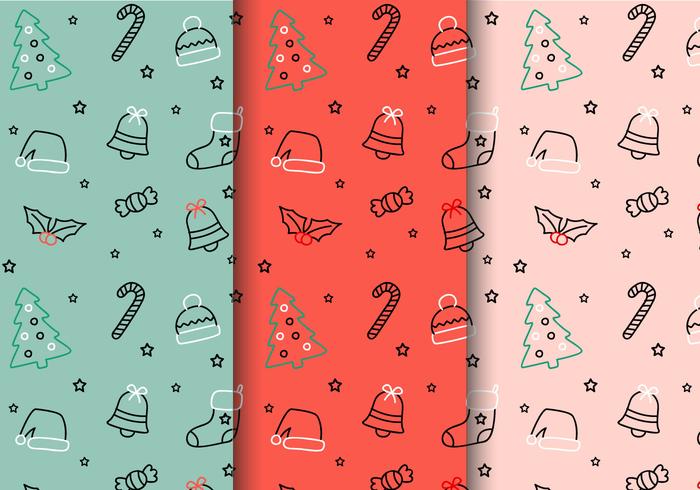 Free Christmas Pattern Vector