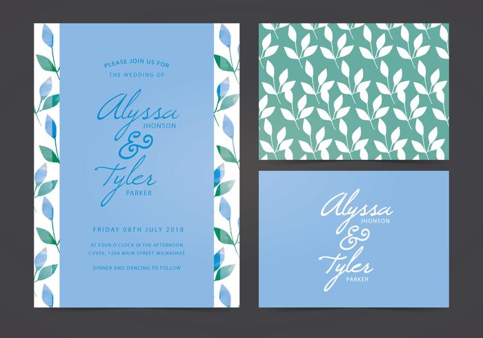 Vector Wedding Invite