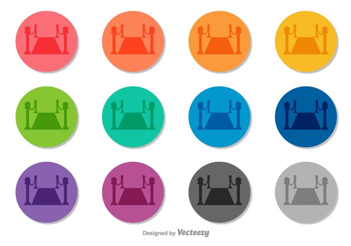 Velvet Rope Vector Icons