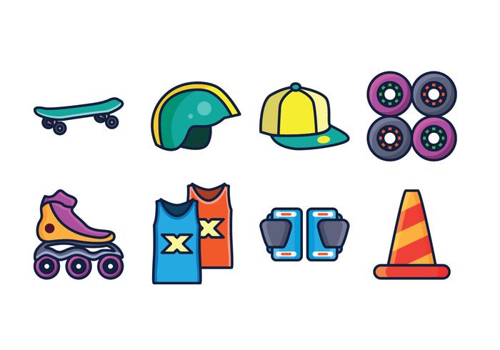 Free Skate Icon Pack vector