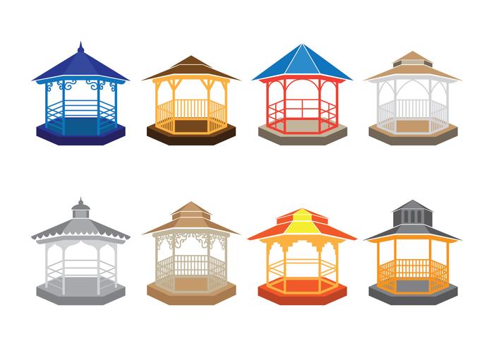 Iconos Vector Gazebo