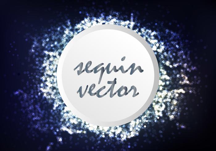 Ilustración de fondo de plantilla de plata Bokeh vector