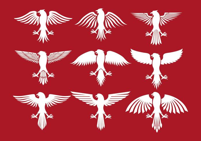 Polish Eagle Icons 129139 Vector Art at Vecteezy