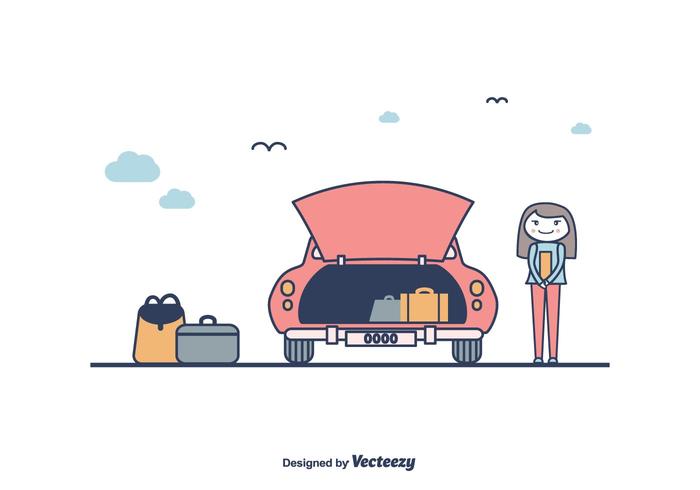 Car Boot Vector