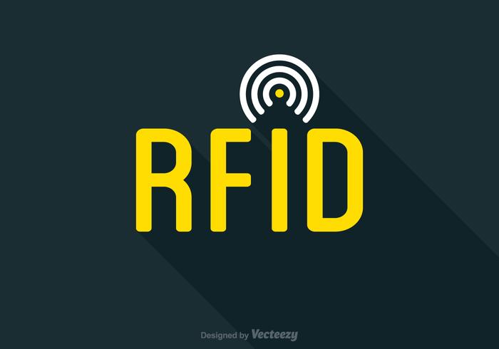 Icono libre de la etiqueta del RFID del vector