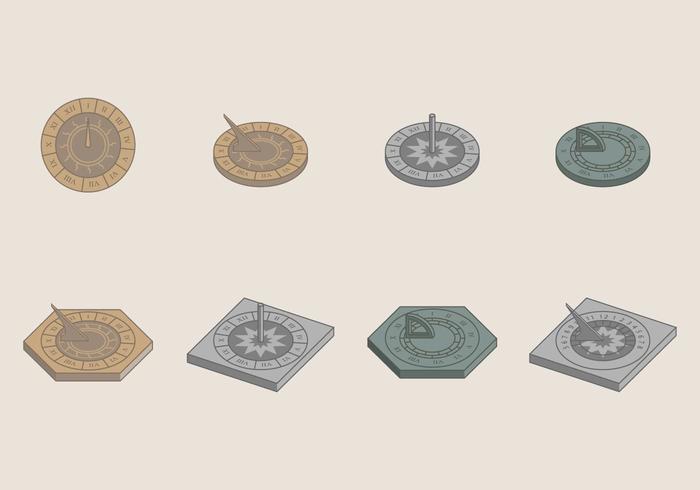 Sun Dial Icon Sun Dial Icon