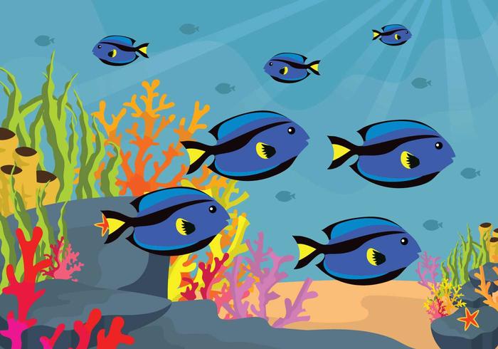 Free Seabed Illustration vector