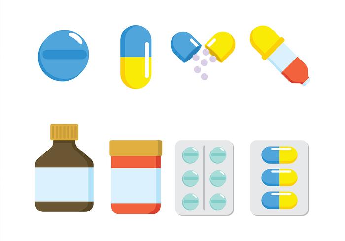 Pill Box Vector