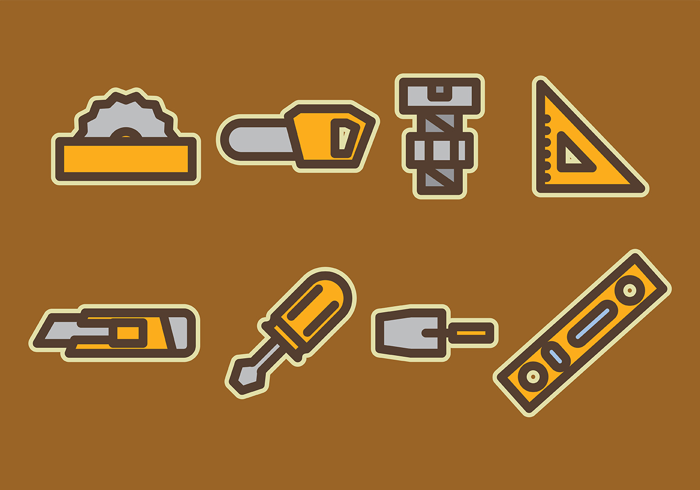 Construction and Level Vectors 129279 Vector Art at Vecteezy