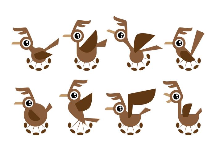 Free Cartoon Roadrunner Vector