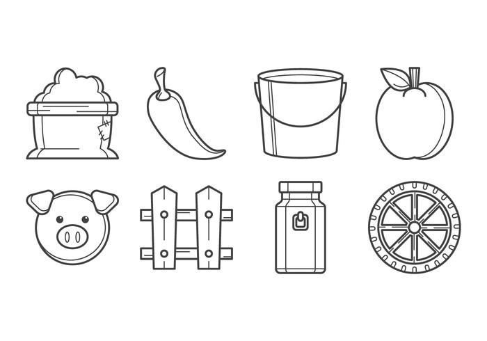 Free Agricultural Icon Vector