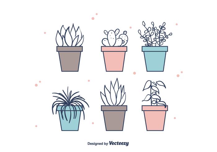 House Plants Vector