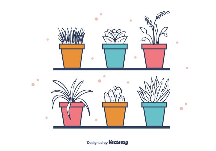 Hanging Pot Plant Illustrations Royalty Free Vector Graphics