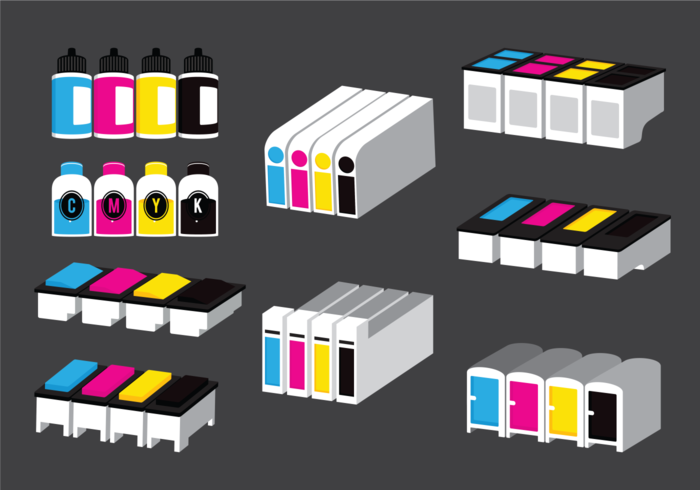 Ink Toner Vectors