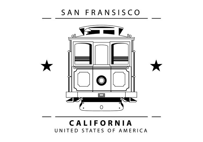 Cable Car Illustration  vector