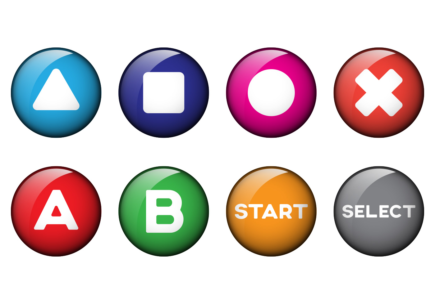Download Free Arcade Button Vectors - Download Free Vectors ...