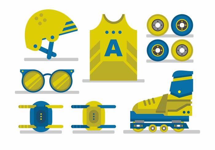 Roller Derby Vector Set Roller Derby Vector Set