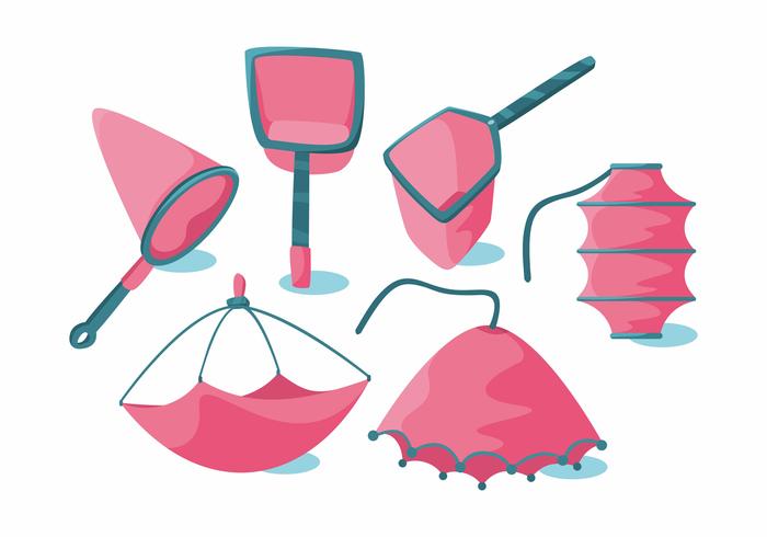 Fishing Net Vector Set