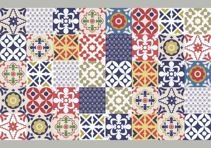 Portuguese Tile Pattern vector