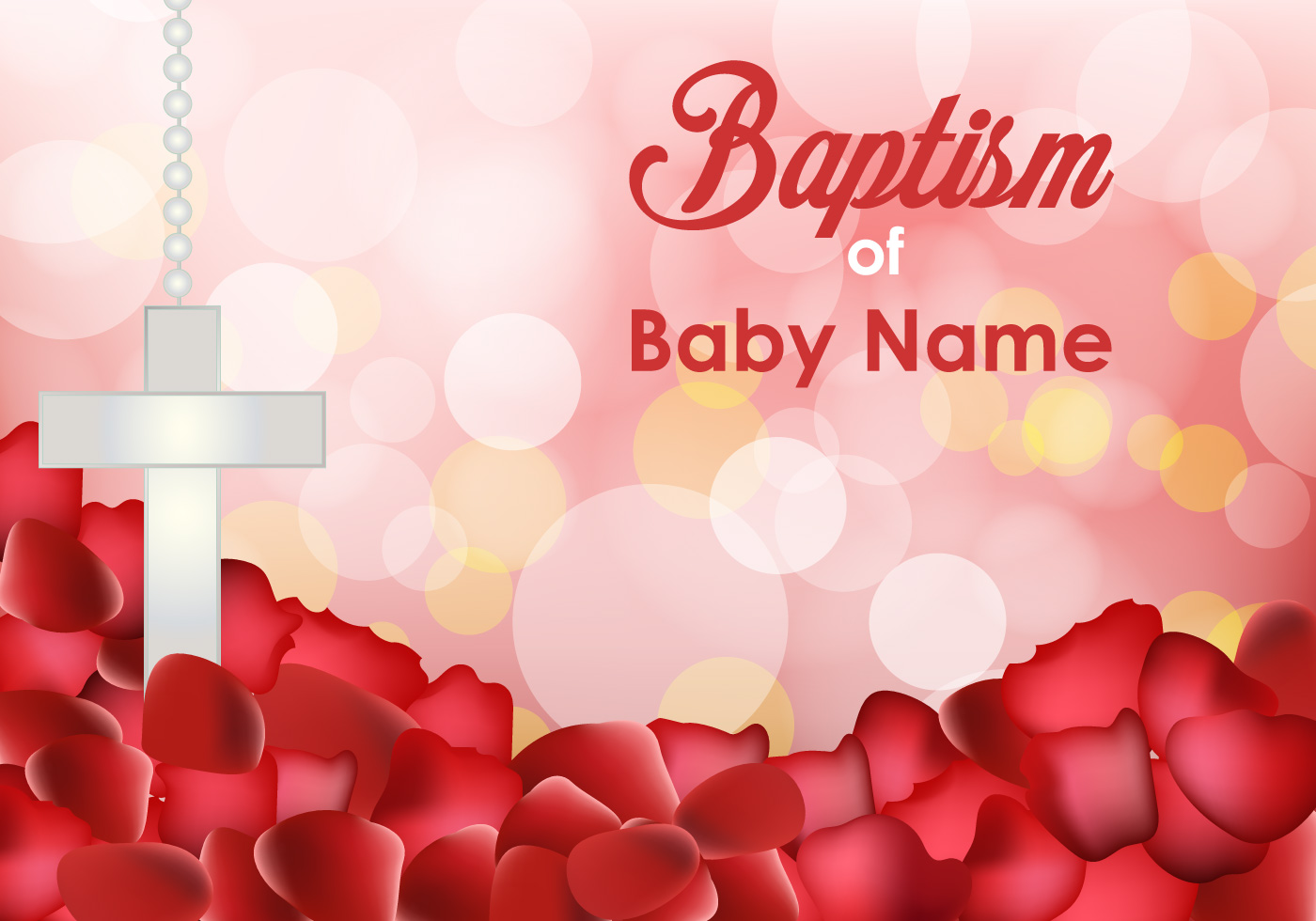 Download Baptism Invitation Templates - Download Free Vectors ...