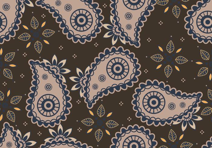 Ornament Of Cashmere Seamless Pattern vector