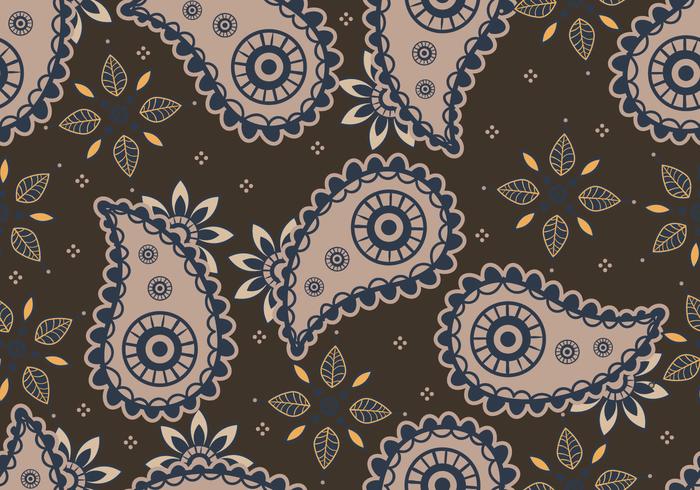 Ornament Of Cashmere Seamless Pattern vector