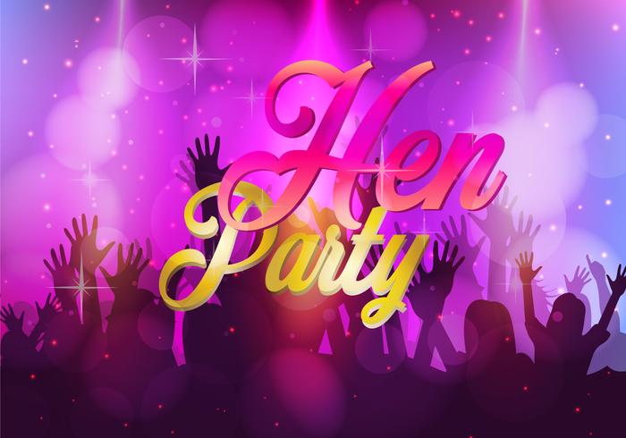 Hen Party Illustration vector